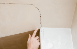 ceiling cracks are a sign of foundation settlement in Carlsbad, CA