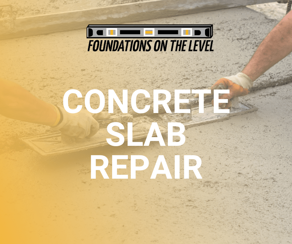 leveling out concrete, slab repair