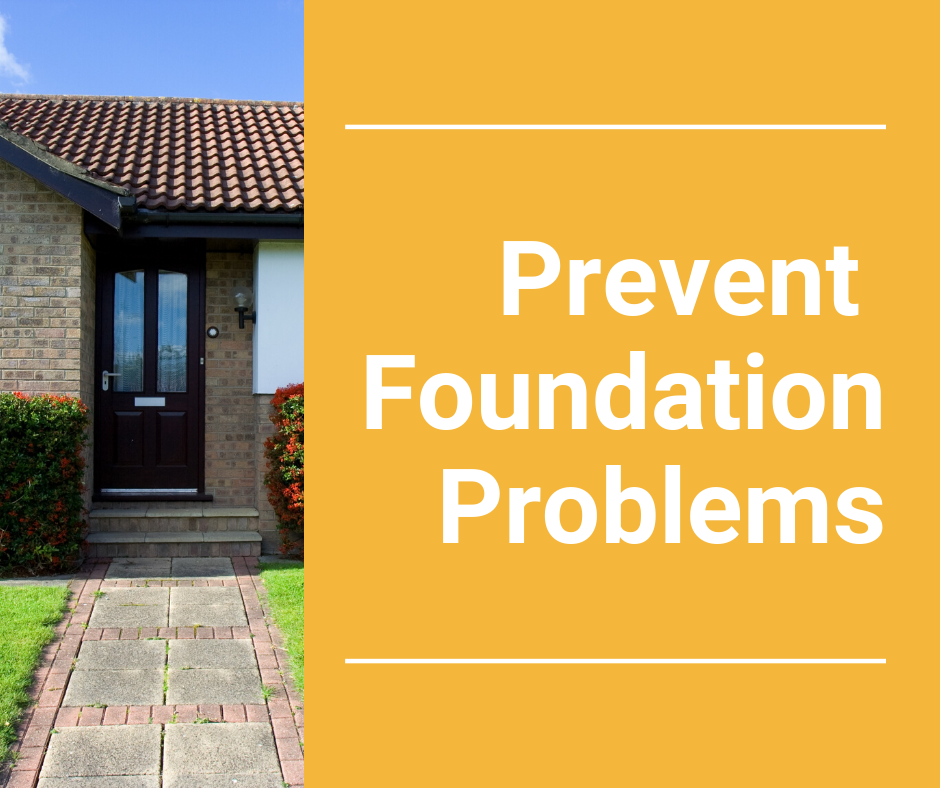 how to help prevent foundation issues