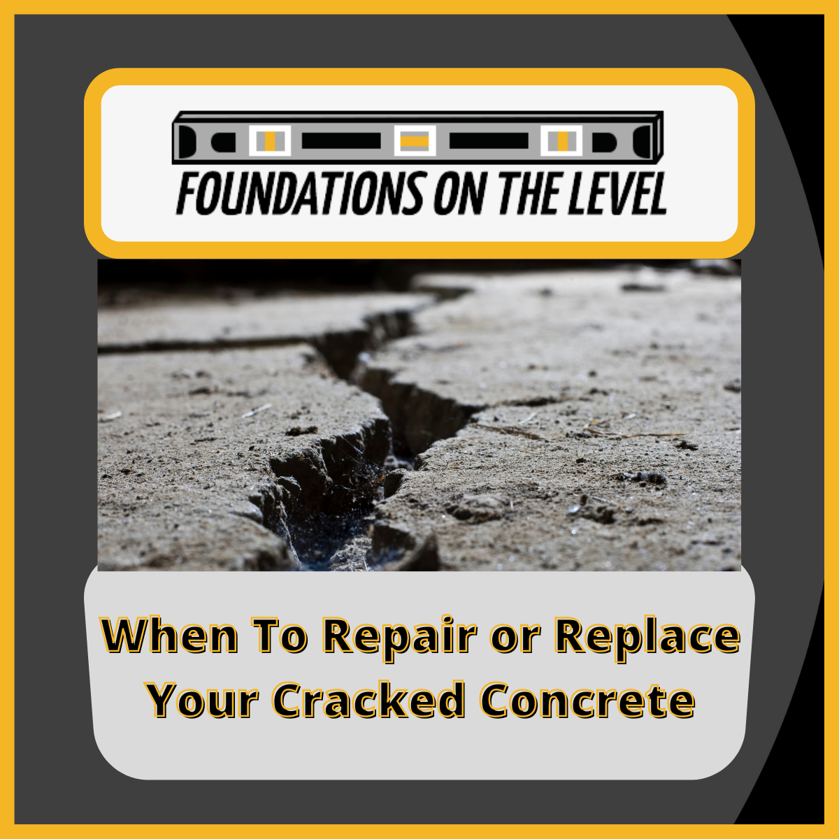 featured photo for When To Repair or Replace Your Cracked Concrete