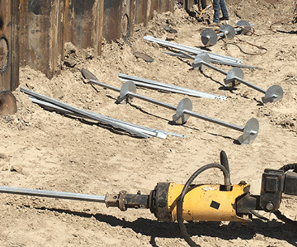 Helical Tieback Anchors Can Strengthen Your Retaining Wall